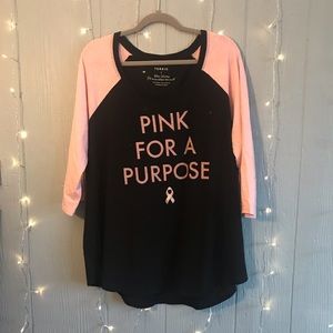 Torrid “Pink for a purpose” T Shirt